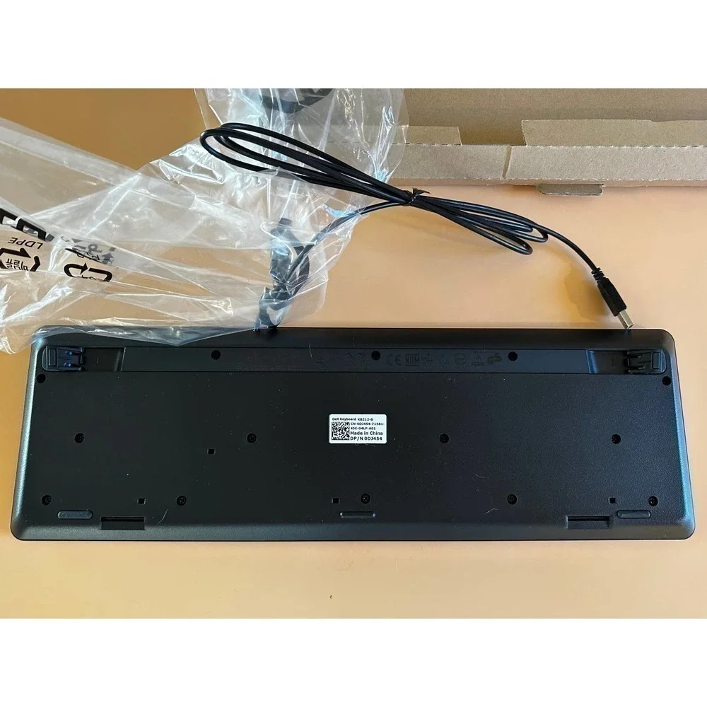 NEW Genuine DELL KB212-B 0DJ454 104-Key USB Quiet Computer Keyboard (Black) NIB